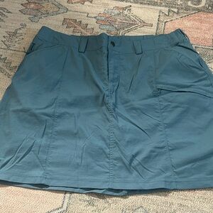 Duluth Trading Co Teal Blue Women's Skort 18W
